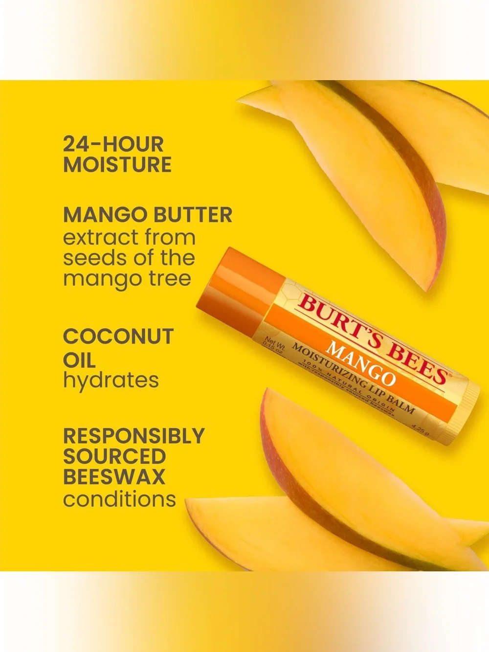BURT’S BEES 🥭 Mango Lipbalm